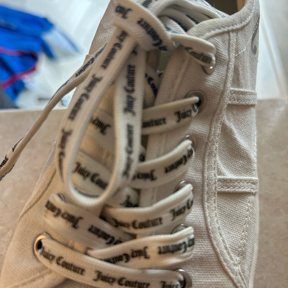Juicy Couture Women's White Sneakers - Picture 6 of 8